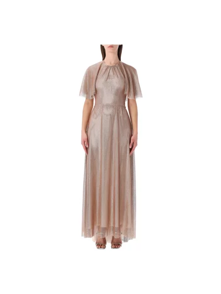 Sukienka Alberta Ferretti z cekinami różowa