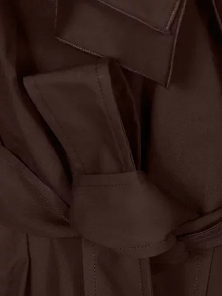 Bluză cu volane P.a.r.o.s.h. cu volane maro