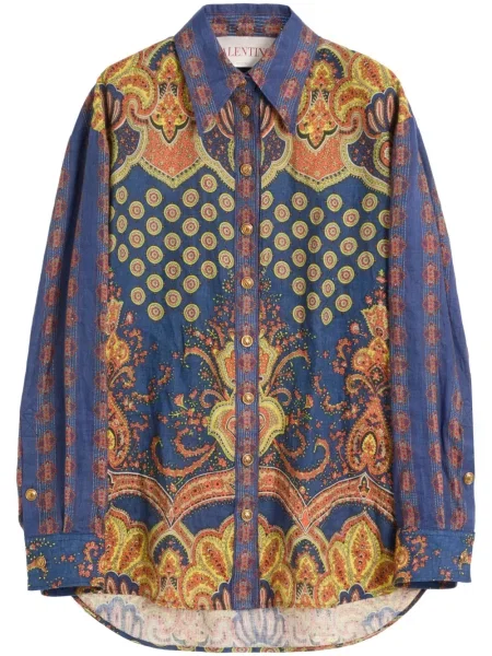 Top Valentino Garavani albastru