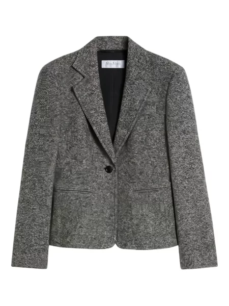 Sacou Max Mara din tweed gri