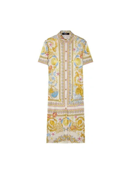 Sukienka koszulowa Versace garniturowa