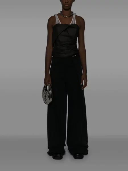 Kalhoty Mm6 Maison Margiela černé