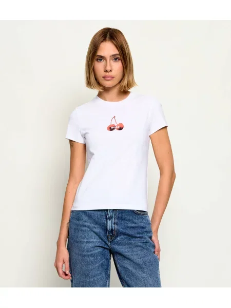 Hugo Blue Tricou alb