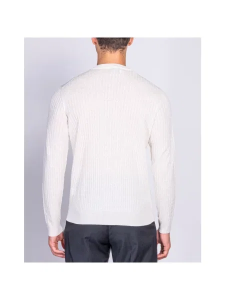 Sweter Corsinelabedoli wełniany biały