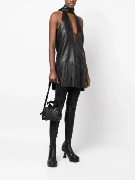Geanta crossbody Courreges negru