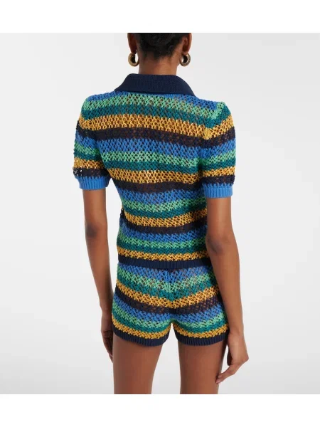 Top Etro cu dungi tricotate