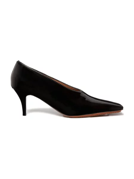 Czółenka Stella Mccartney skórzana czarna