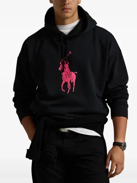 Polo Polo Ralph Lauren cu imagine de lână de costum verde