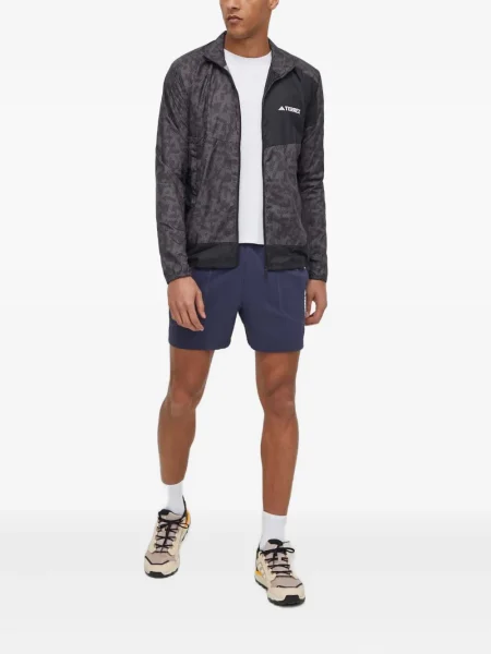 Sneakerși Adidas Terrex cu dungi plasă cu imagine negru