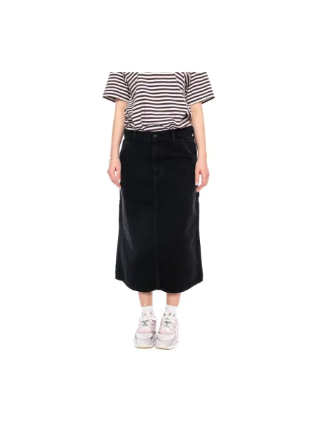 Carhartt WIP W Single Knee Skirt spódnica jeansowa czarna
