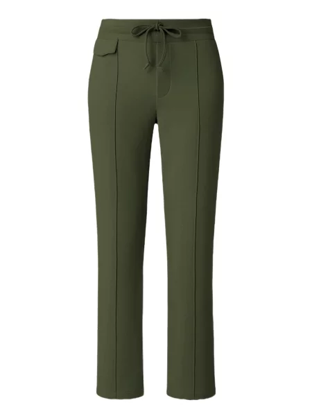 UNIQVIBE Kalhoty tmavě zelená