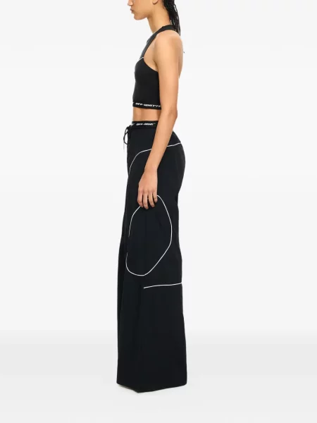 Pantaloni Off-white alb
