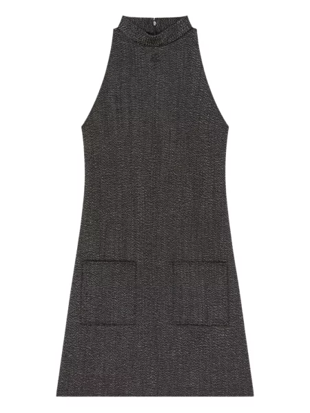 Rochie fără mâneci Courreges fără mâneci de costum gri