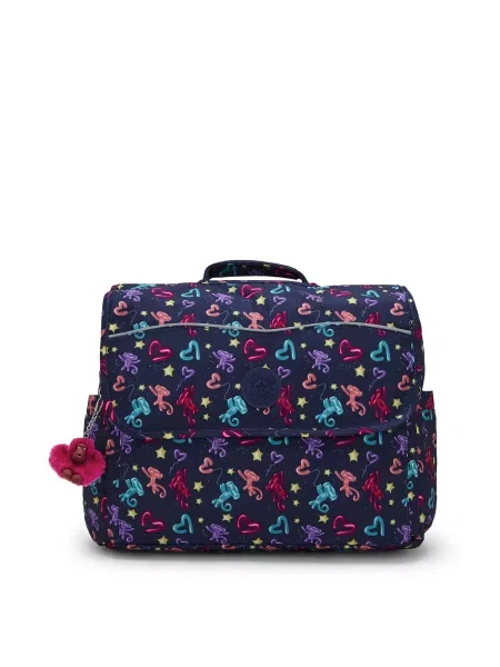 KIPLING Rucsac Codie M aqua / închis / portocaliu / roz închis albastru