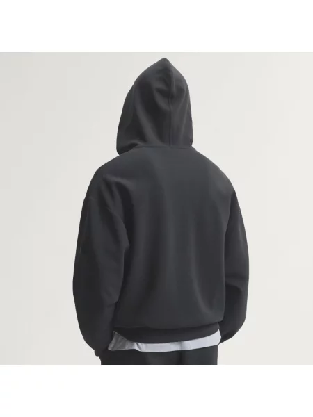 BLUZA Z KAPTUREM SOFT LUX FULL-ZIP czarna