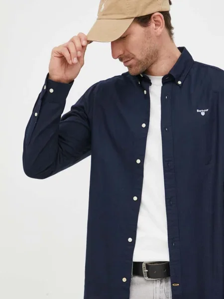 Srajca Barbour Oxtown mornarsko modra