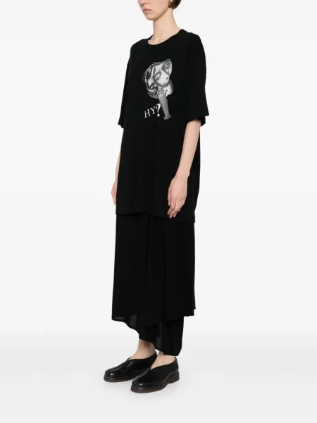 Tričko Yohji Yamamoto čierna
