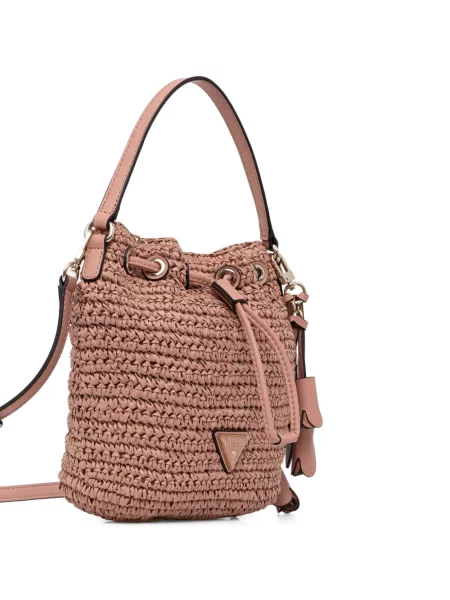 Kézitáska Guess rózsaszín