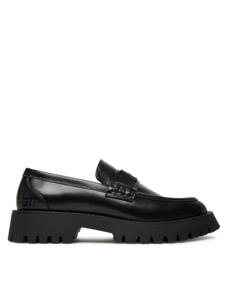 Loafersy Guess czarne