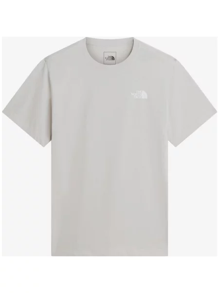 Koszulka z krótkim rękawem The North Face NSE Box Evolution jasnoszary S brązowa
