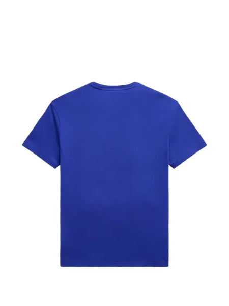 Tricou polo Polo Ralph Lauren cu autograf cu 5 buzunare în carouri gri