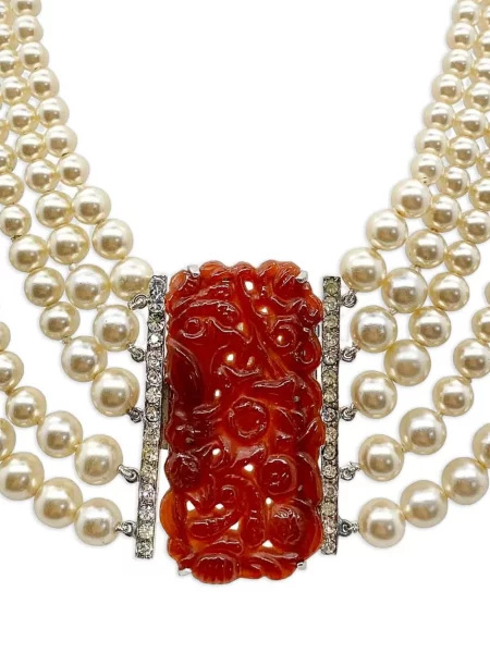 Nyaklánc Jennifer Gibson Jewellery gyöngyökkel