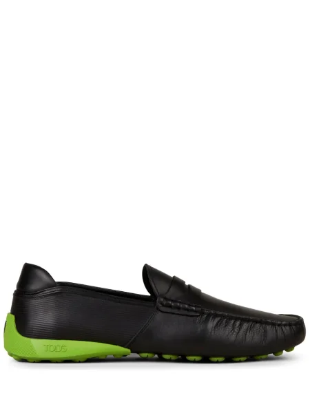 Pantofi loafer Tod's din piele slip-on negru