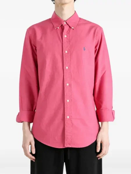 Pulover Polo Ralph Lauren cu broderie fără mâneci roz