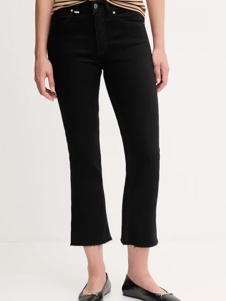 United Colors of Benetton jeansy high waist czarne