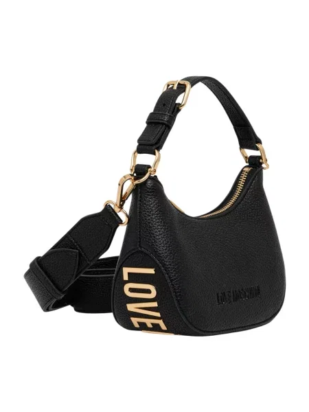Torebka Love Moschino skórzana czarna