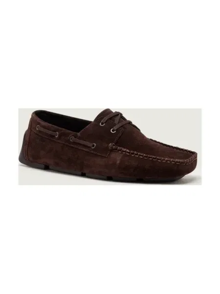 Calvin Klein Mocasini DRIVER | piele întoarsă maro