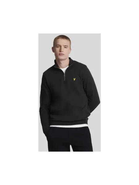 Bluza rozpinana Lyle & Scott czarna