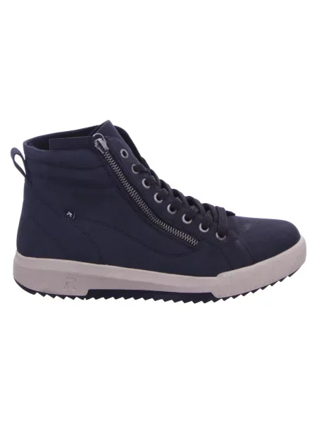 Sneakersy Rieker zamszowe niebieskie