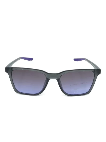 Ochelari de soare Nike cu cordon din jerseu cu imprimeu abstract gri