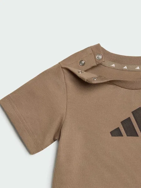 Дитяча Футболка adidas комбінований верх бежевий