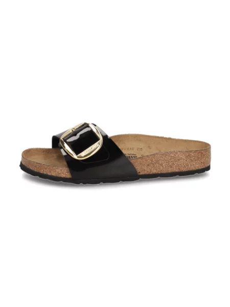 Pantofle Birkenstock s přezkou černé