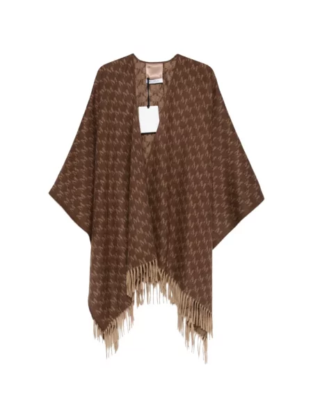 Pulover Max Mara din jacard cu autograf maro