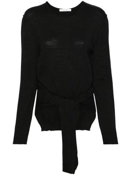 Pulover Lemaire cu decolteu rotund gri