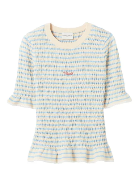Top Claudie Pierlot cu dungi