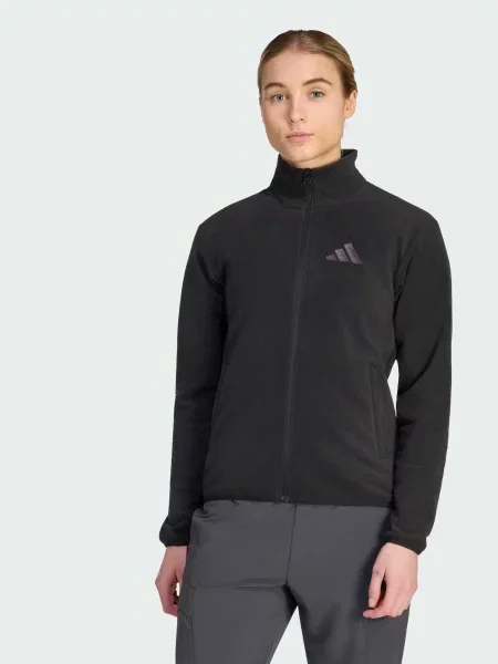Флісова кофта adidas Adidas Essentials комбінований верх чорний