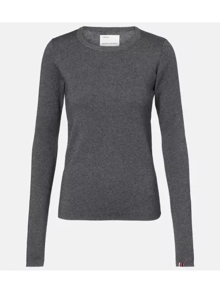 Tricou Extreme Cashmere din cașmir gri