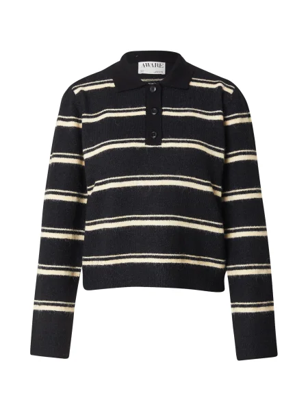 Aware Svetr VMTACEY krémová černá