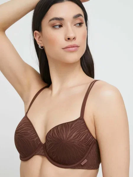 Calvin Klein Underwear Podprsenka hnědá