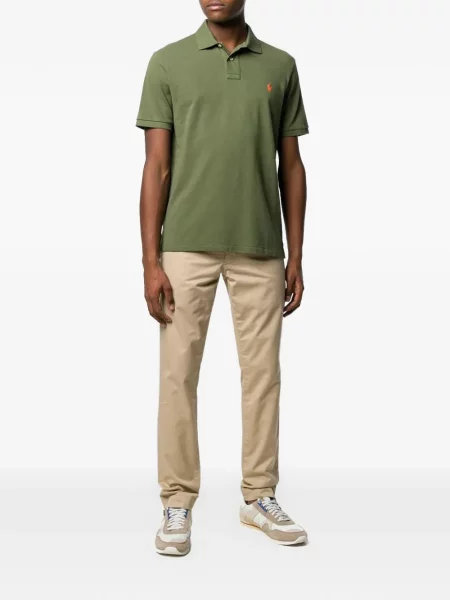 Polo Polo Ralph Lauren από διχτυωτό με αυτόγραφο πράσινο
