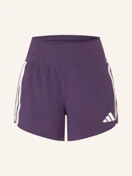 Adidas Běžecké Kalhoty 2 V 1 Adizero Gel tmavě fialová bílá