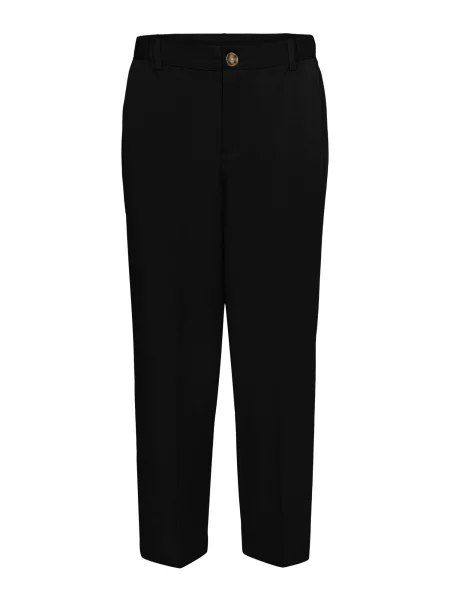Kaffe Pantaloni cu dungă Heather' negru