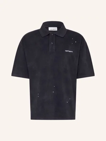 Carhartt Wip Piké Polokošile Painter tmavě modrá bílá
