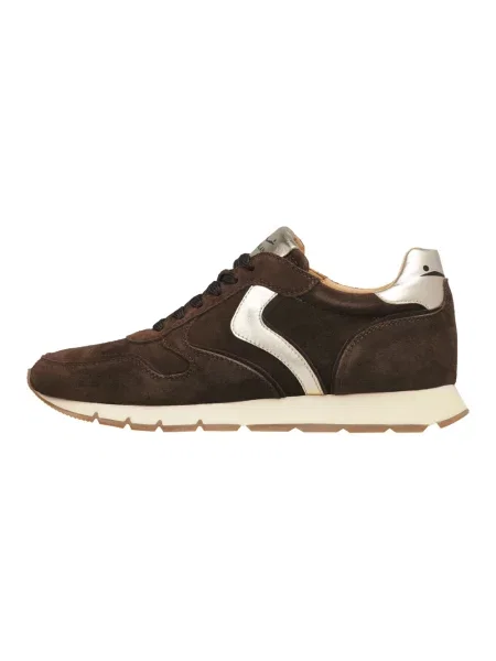 Sneakersy Voile Blanche zamszowe brązowe