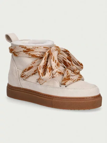 Inuikii Suede Knot μπότες χιονιού Γυναικείες σουέτ μπεζ
