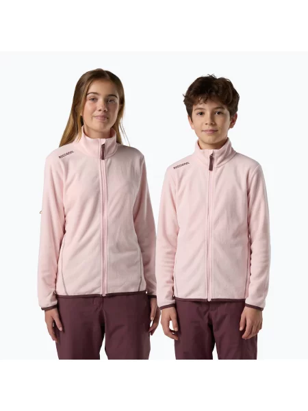 Детски поларен суитшърт Rossignol Polar Fleece pale lilac розово